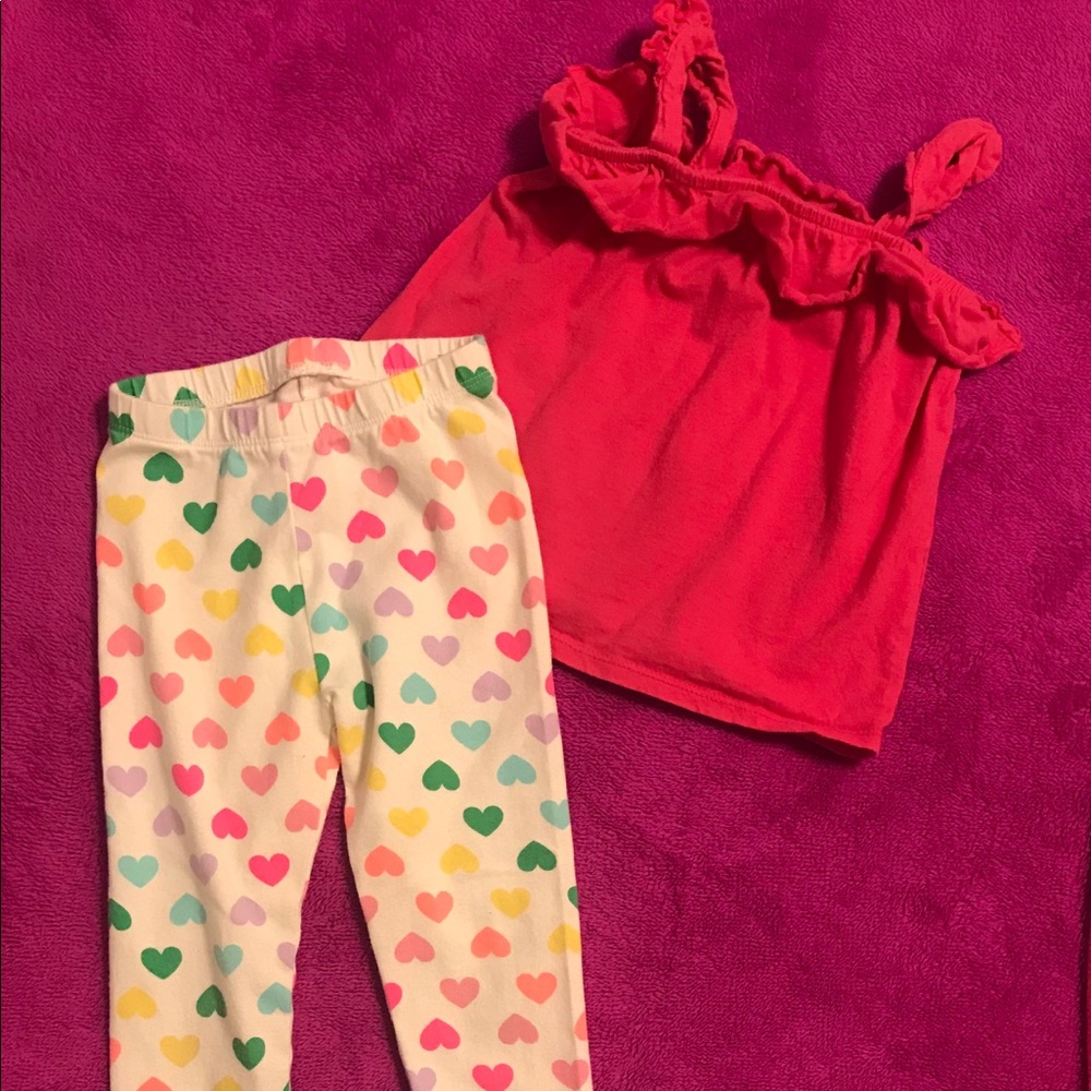 Colorful 💜🧡💛💚💙 leggings & top